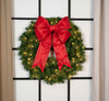 24" Annabelle Pine Wreath - Clear LED 
