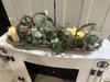 Large Carved Dough Bowl