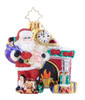 Radko Nice List Santa Gem Ornament