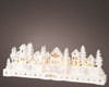 LED Village Scene with Warm White Lights Battery Operated 17.72" Wx 5.91" Hx 2.36" Deep
