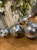 14" Silver Iron Bell Ornament