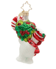 Radko Snowy Retro Cheer Gem Christmas Ornament 3" 
