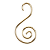 Old World Set of 24 Gold S-Hook Ornament Hanging Hook