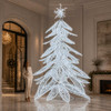 14' Designer Christmas Tree With 2500 Cool/Warm White LED Lights