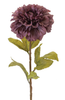 Purple Dahlia Stem 24"