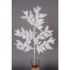 19" White Iridescent Incense Cedar Spray