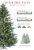 6.5' Victorian Fir Tree-ColorChange 3mm LED PowerPole