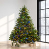 7.5' Deluxe Emerald Vermont Tree-ColorChange 3mm LED PowerPole