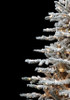 7.5' Flocked Lucerne Tree-ColorChange 3mm LED PowerPole