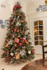 5' Deluxe Geneva Fir Tree-ColorChange 3mm LED PowerPole