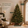 9' Deluxe Santa Fe Tree-ColorChange 3mm LED PowerPole