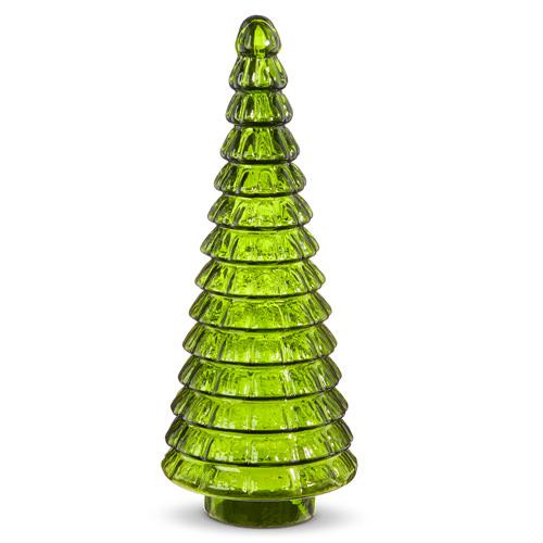 Green Glass Tree 15.25