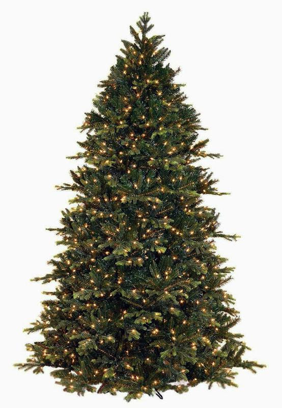 7.5' Deluxe Geneva Fir Tree-ColorChange 3mm LED PowerPole