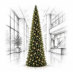 Slim Tower Trees