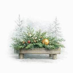 Christmas Greenery Picks, Stems and Sprays