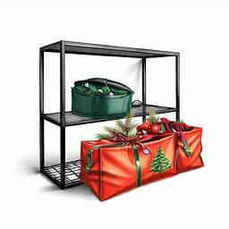 Artificial Christmas tree storage bags and accessories