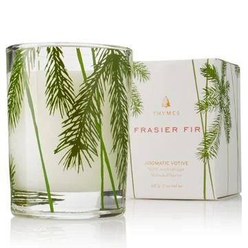  Thymes Frasier Fir Pine Needle Votive Candle 2 oz. 