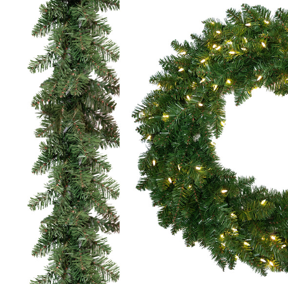 Finley Spruce Wreath & Garland Finley Spruce Wreath & Garland