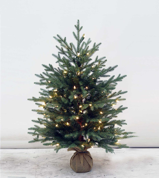 3' Cumberland Fir Tree - Clear LED 