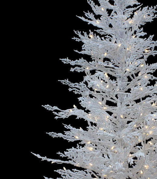 7' Winter Lace Tree - Clear LED 