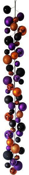 6' Effortless Halloween Ornament Garland 