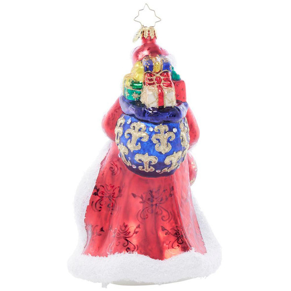 Radko Santa's Sparkling Keepsake Ornament 
