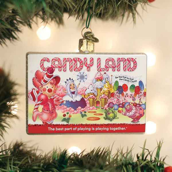 Old World Candy Land Glass Christmas Ornament 