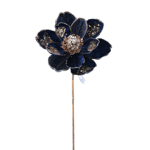 Sapphire and Gold Magnolia Jewel Stem 