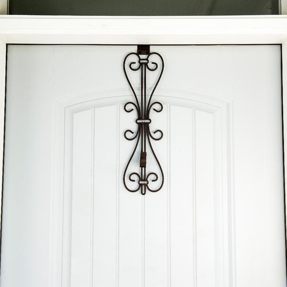 Elegant Vertical Wreath Hanger Adjustable 