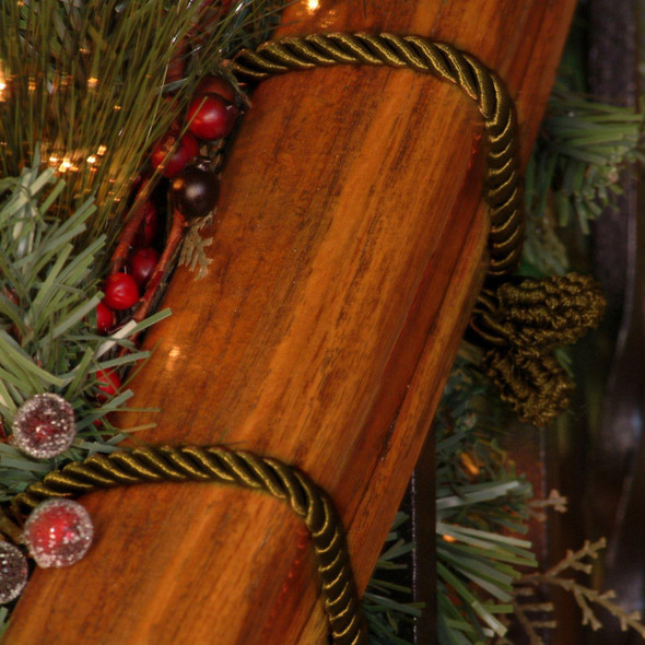 Olive Decorative Ties 16", 6-Pack 
