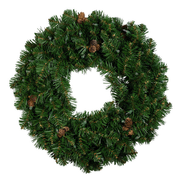 48" Scottsdale Spruce Wreath-Unlit 