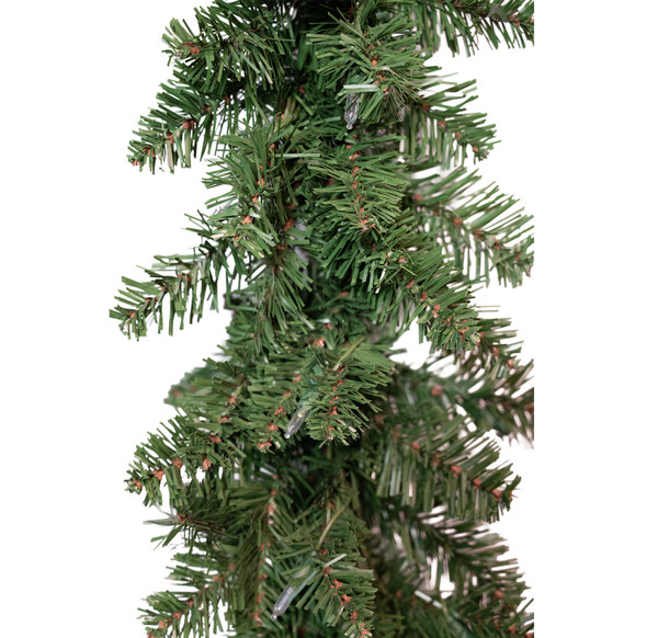 9'X12" Finley Spruce Garland - Clear LED