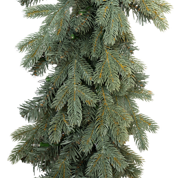 9' X 12" Savoy Blue Spruce Garland - ColorChange LED 9' X 12" Savoy Blue Spruce Garland - ColorChange LED
