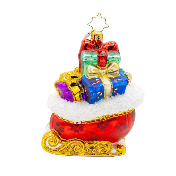 Radko Sleighful of Wonders Ornament 
