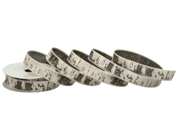 Birch Mesh Ribbon 1" X10yd. 