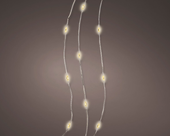 Micro LED Warm White Budget 60 Stringlight Set 9.67 ft. Battery Operated with Silver Wire Micro LED Warm White Budget 60 Stringlight Set 9.67 ft. Battery Operated with Silver Wire