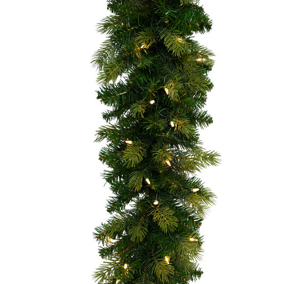 9' X 14" Annabelle Pine Garland-ColorChange 3mm LED
