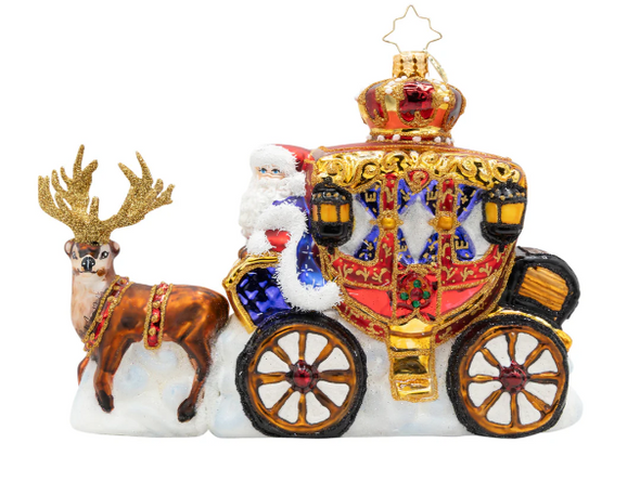 Radko Yuletide Carriage Ride Christmas Ornament
