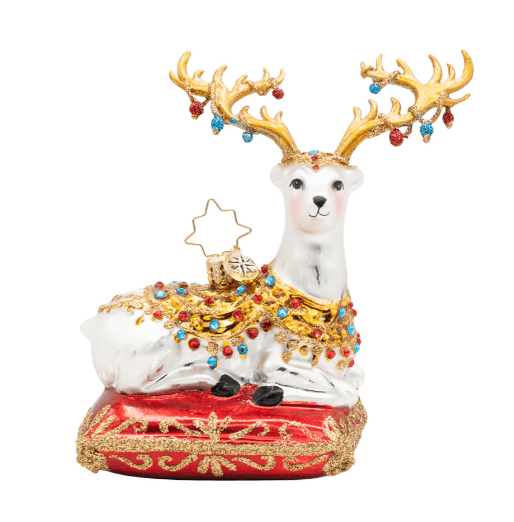 Radko The Yuletide Jewel Deer Christmas Ornament 