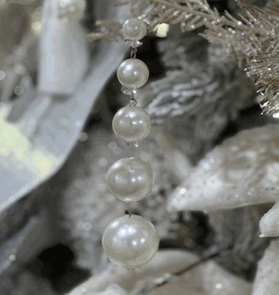5.5" Pearl Drop Ornament