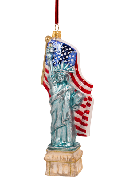 Huras Family Statue of Liberty European Blown Ornament