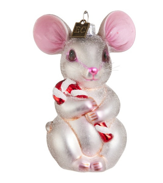Eric Cortina 4.25" Night Before Christmas Mouse Ornament