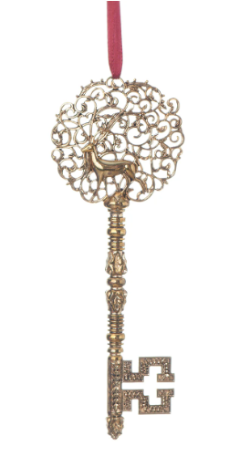 7" Book of Secerts key Gold with Deer