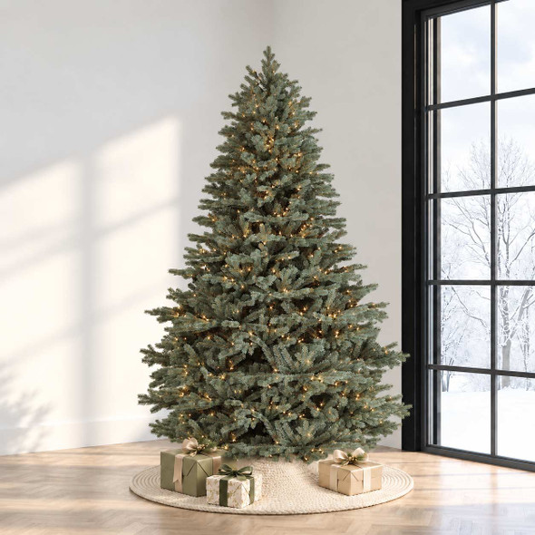 9' Savoy Blue Spruce Tree-ColorChange 3mm LED PowerPole