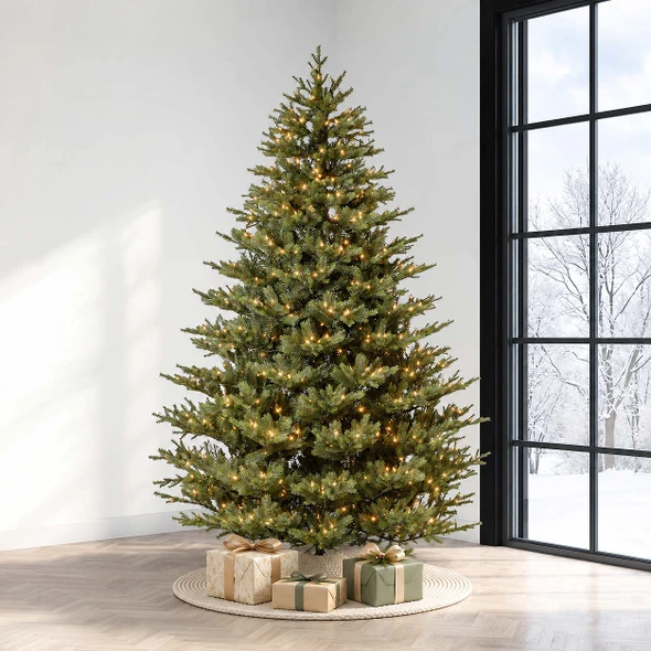 7.5' Woodridge Spruce Tree-ColorChange 3mm LED PowerPole