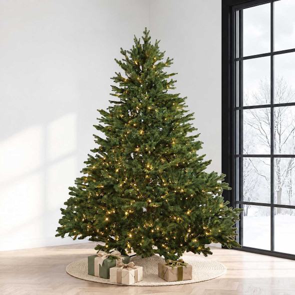 7.5' Deluxe Emerald Vermont Tree-ColorChange 3mm LED PowerPole