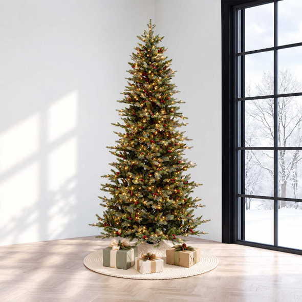 7.5' Slim Santa Fe Tree-ColorChange 3mm LED PowerPole