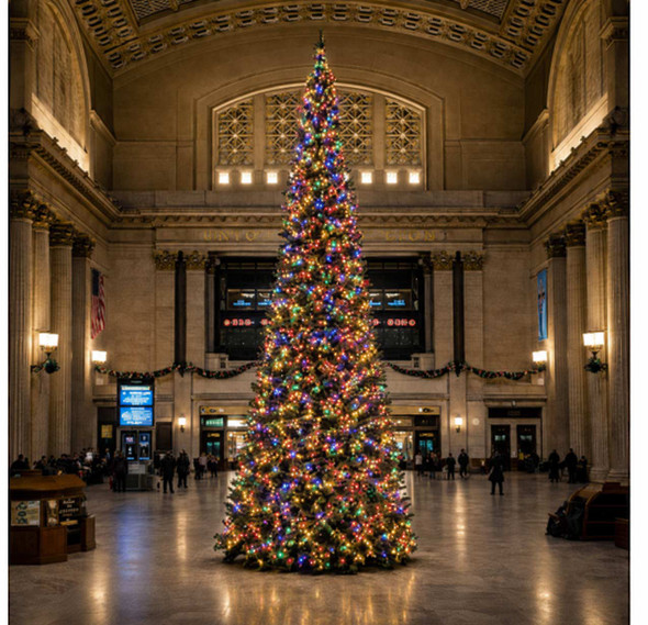 20' Slim Tower Tree-RGB LED (Ships in September)