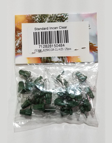 Spare Bulbs, Classic, Clear, 25pcs 