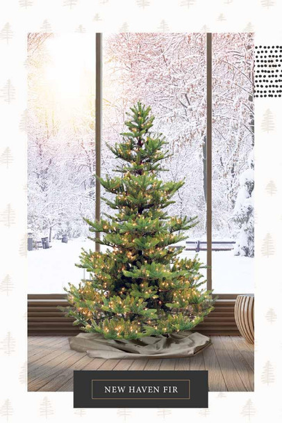 7.5' New Haven Fir Tree - Unlit 